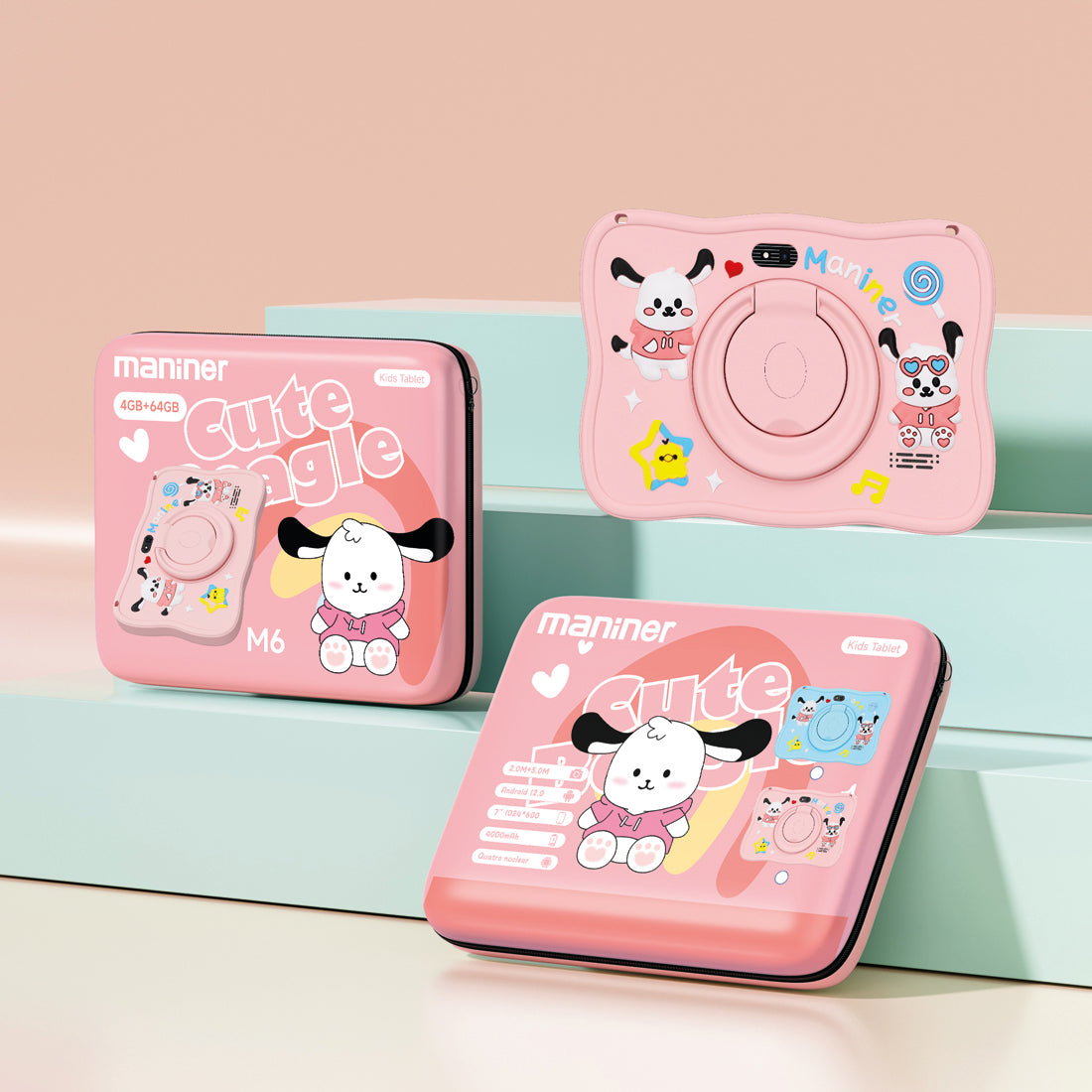 MANİNER M6 PINK KIDS TABLET