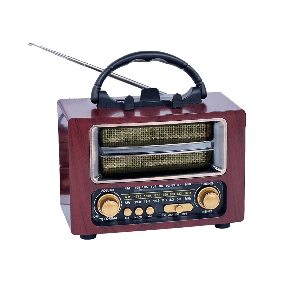 TORİMA NS-02 NOSTALGIA WIRELESS SPEAKER BROWN