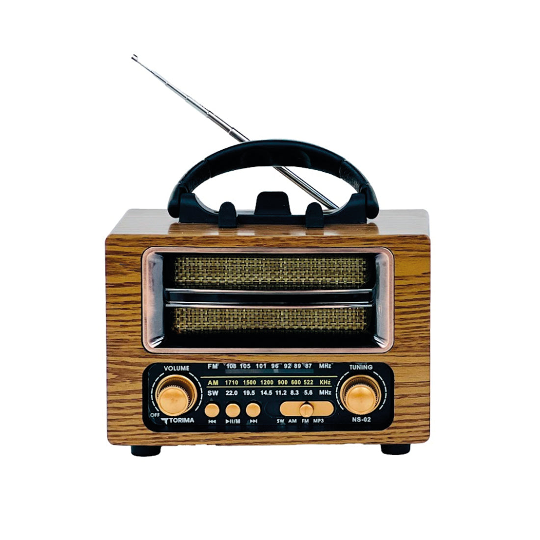 TORİMA NS-02 NOSTALGIA WIRELESS SPEAKER GOLD
