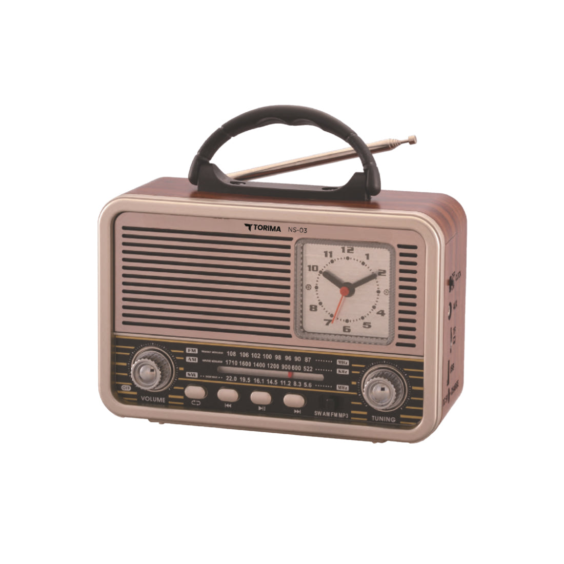 TORİMA NS-03 NOSTALGIA WIRELESS SPEAKER GOLD