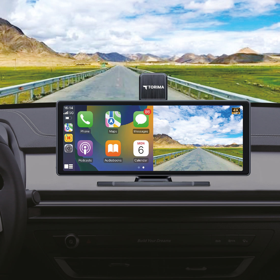 TORİMA T94C41 CAR PLAYER BLACK