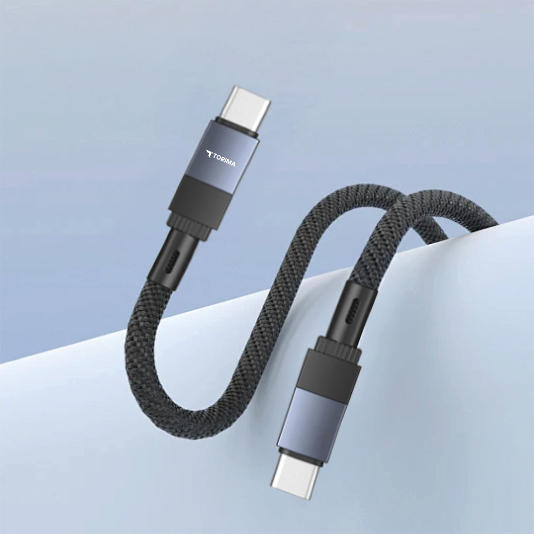 TORİMA U18 BLACK TYPE-C TO TYPE-C CABLE