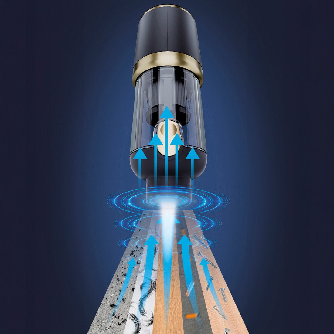 TORİMA LT-132 MINI VACUUM CLEANER BLACK