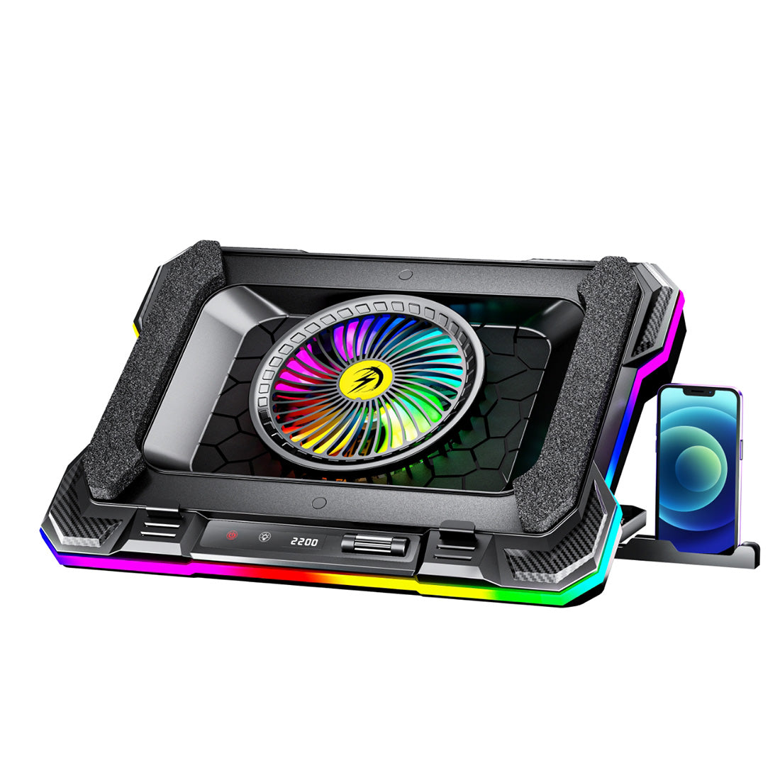 TORİMA CF-07 BLACK NOTEBOOK COOLING PARTNER RGB