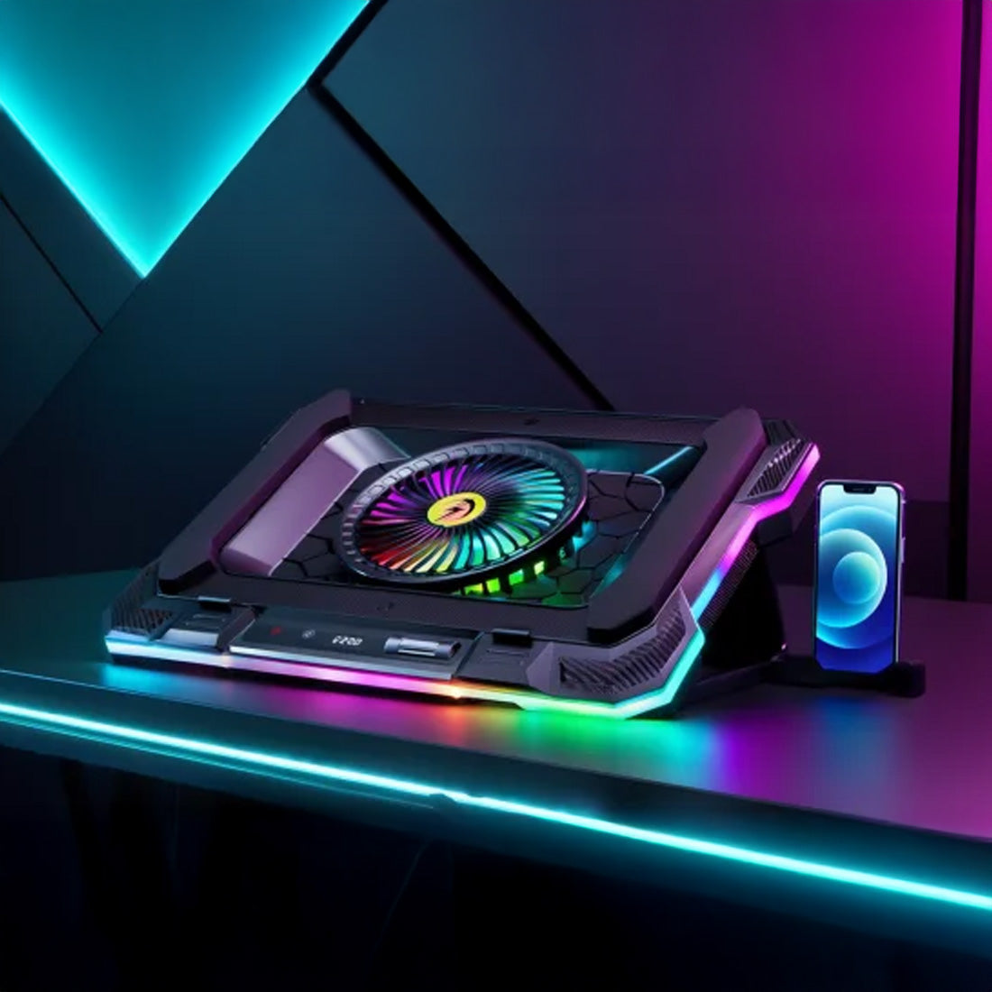 TORİMA CF-07 BLACK NOTEBOOK COOLING PARTNER RGB