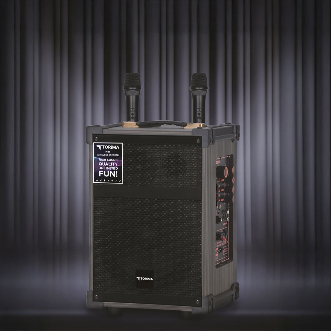TORİMA D71 BLACK WIRELESS SPEAKER