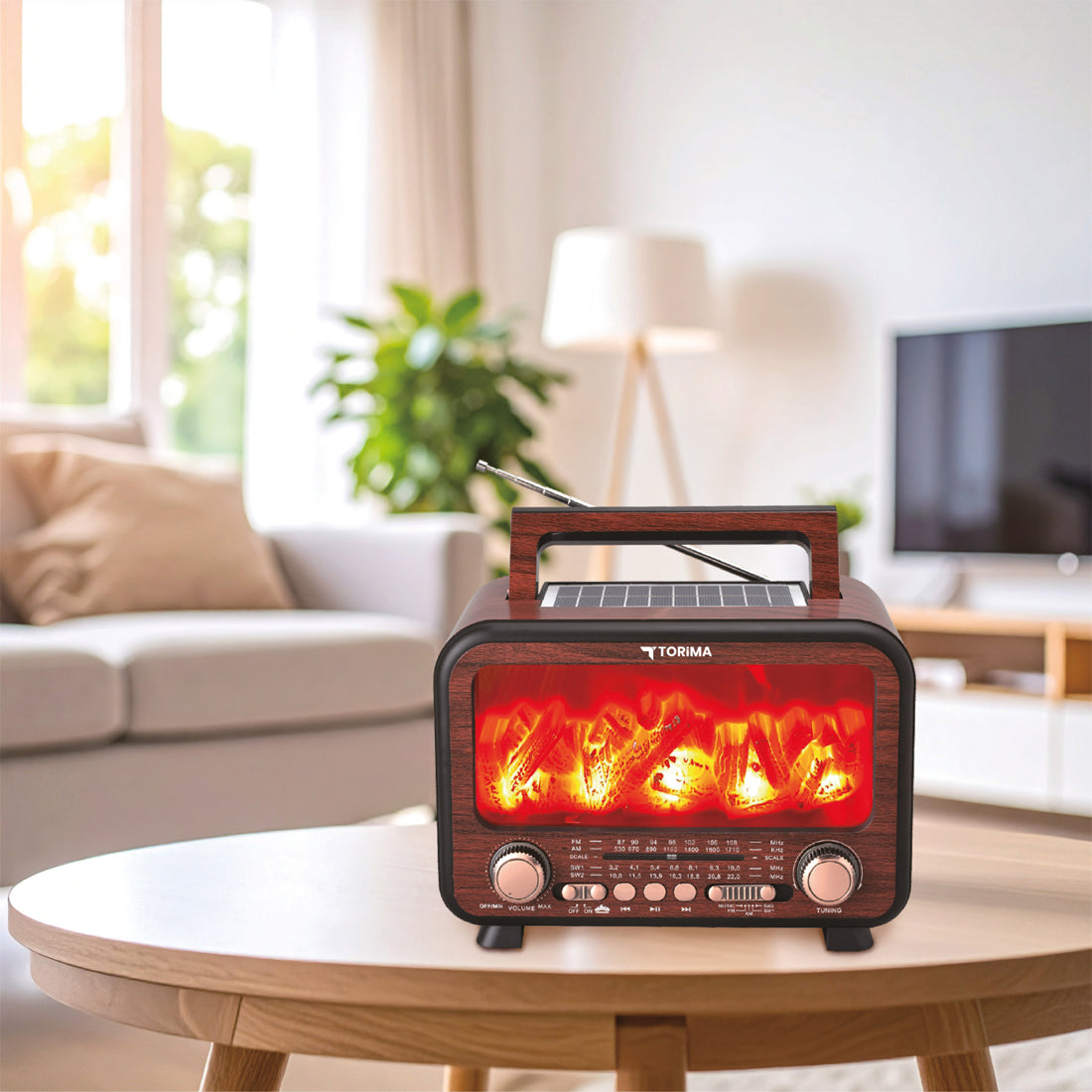 TORİMA D72 DARK WOOD WIRELESS SPEAKER