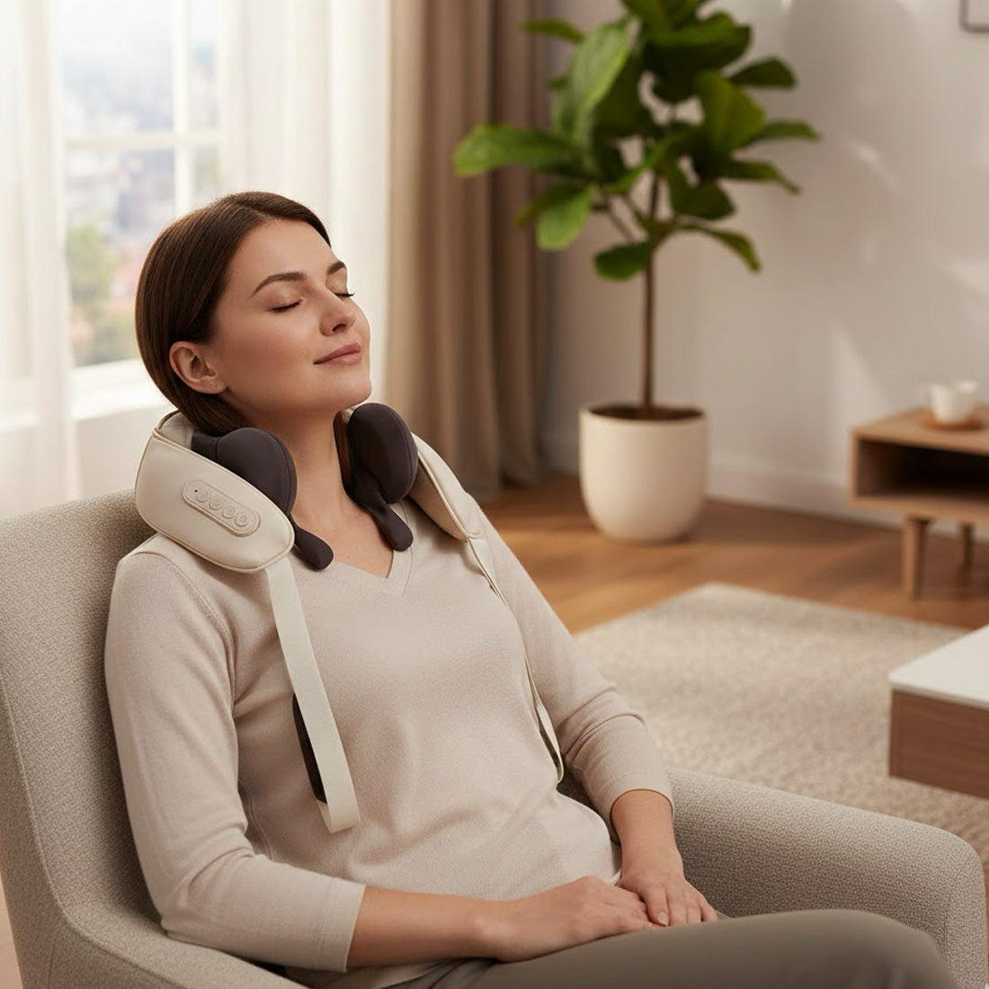 LENOVO H1 BEIGE MASSAGE SHAWL