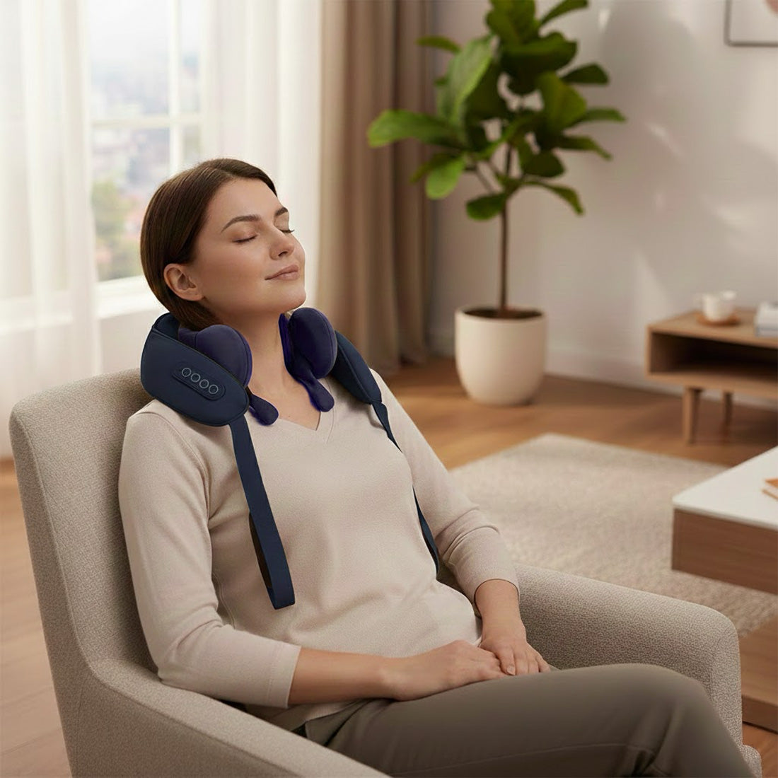LENOVO H1 BLUE SMART MASSAGE SHAWL