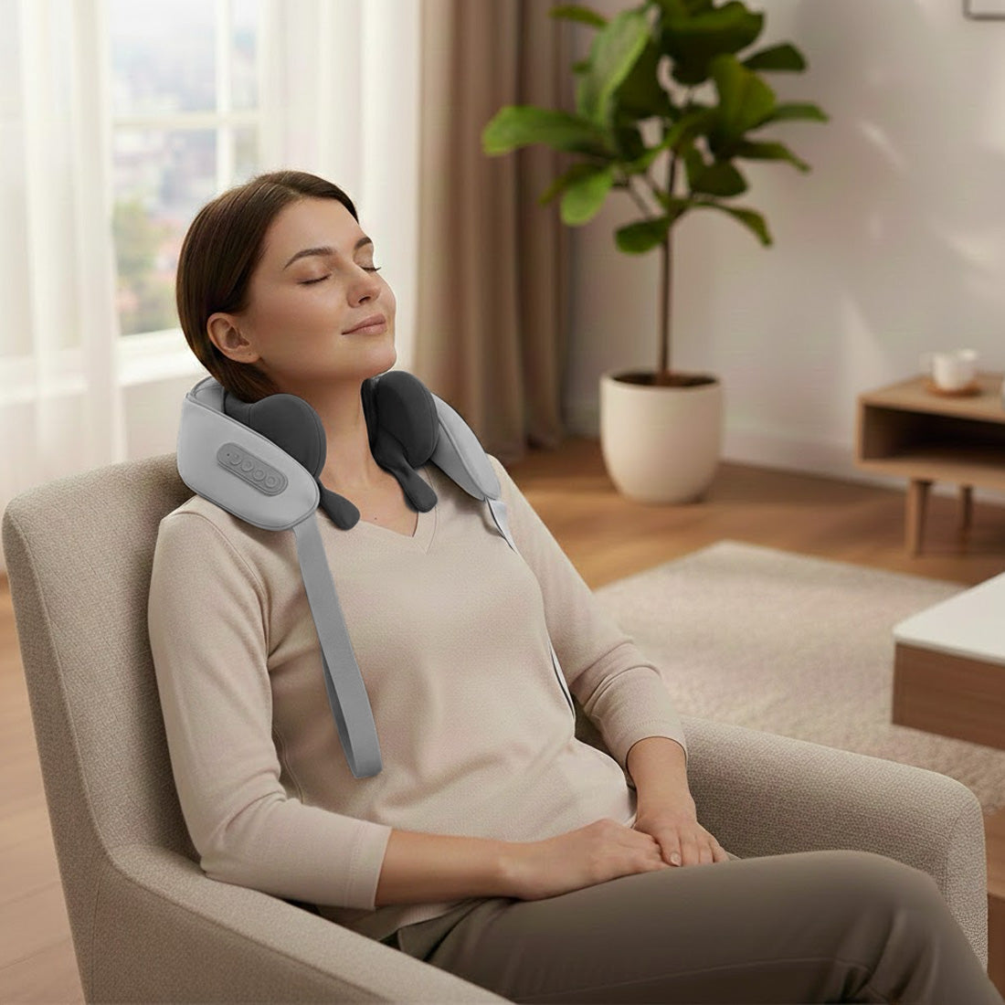 LENOVO H1 GREY SMART MASSAGE SHAWL