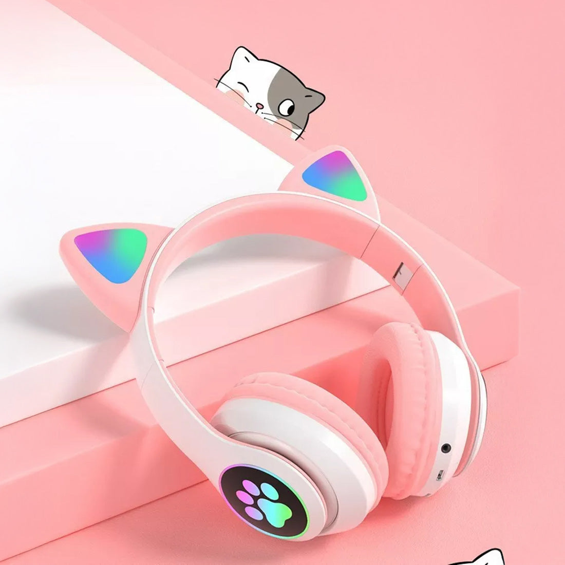 TORİMA STN-28S PINK WIRELESS HEADPHONES