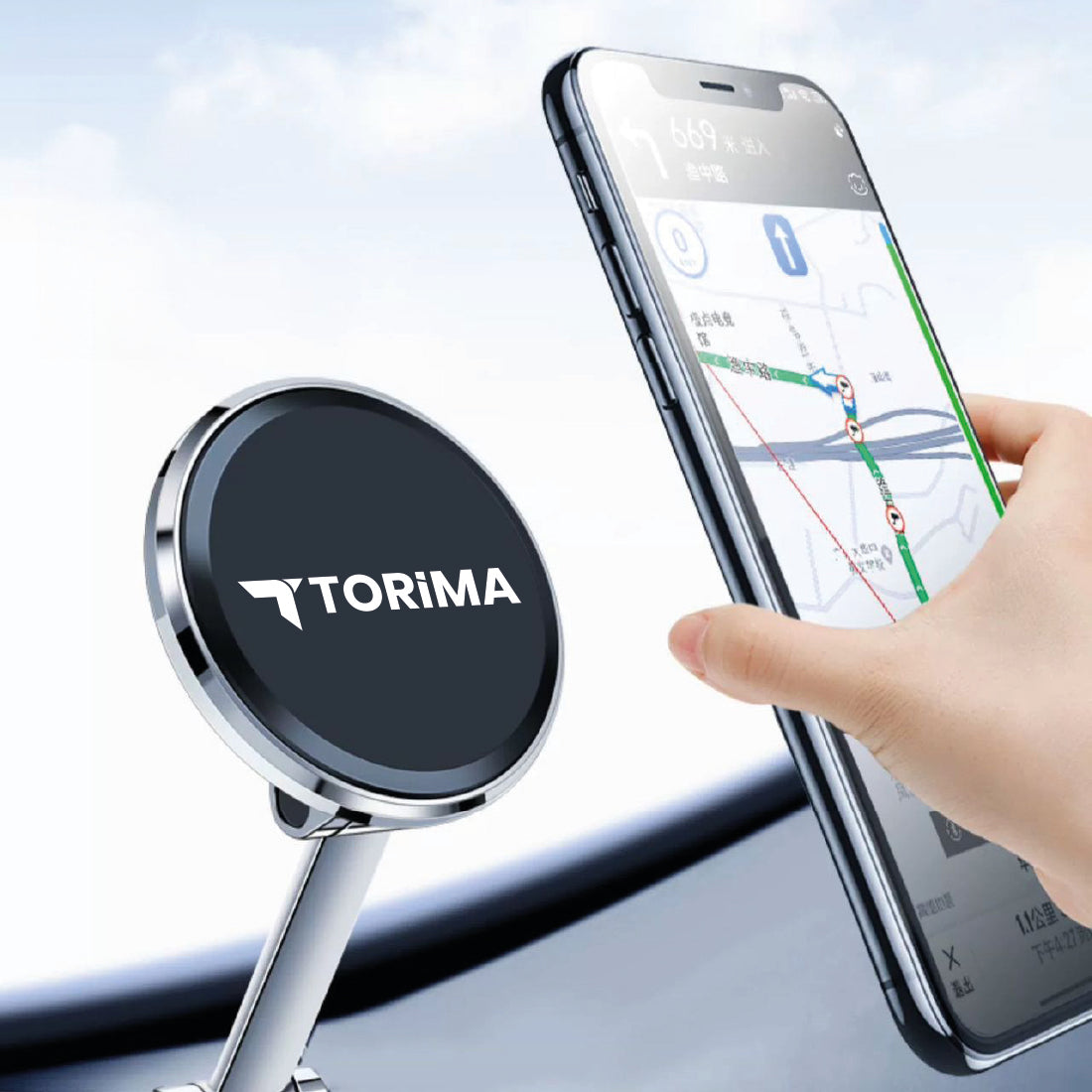 TORİMA JX-027 CAR HOLDER  BLACK