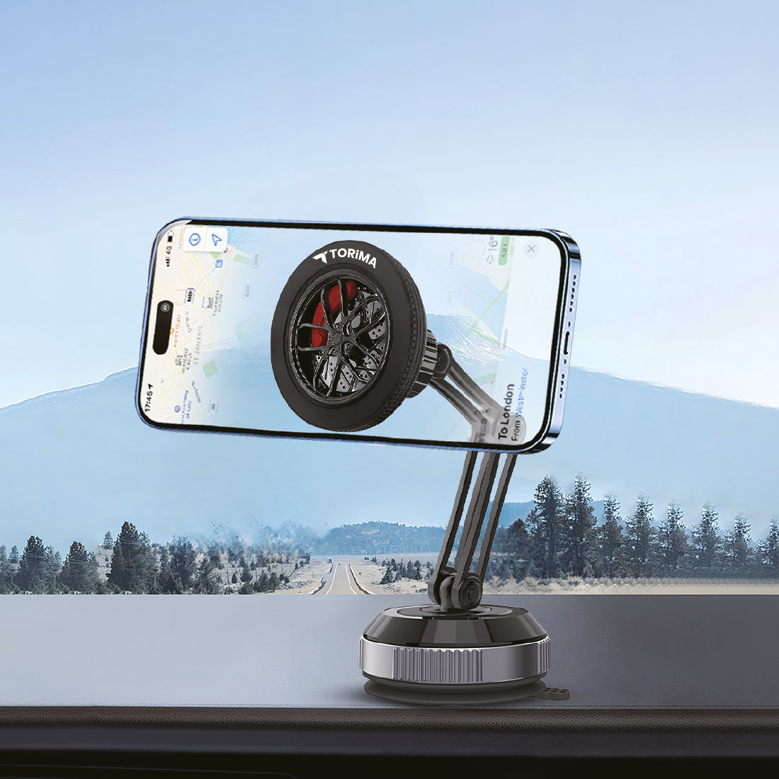 TORİMA JX-060 BLACK MAGNETIC PHONE HOLDER