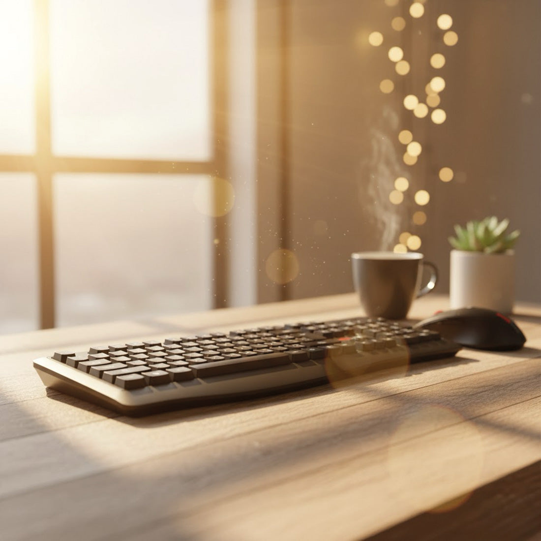 LENOVO KN230 BK BLACK KEYBOARD MOUSE SET