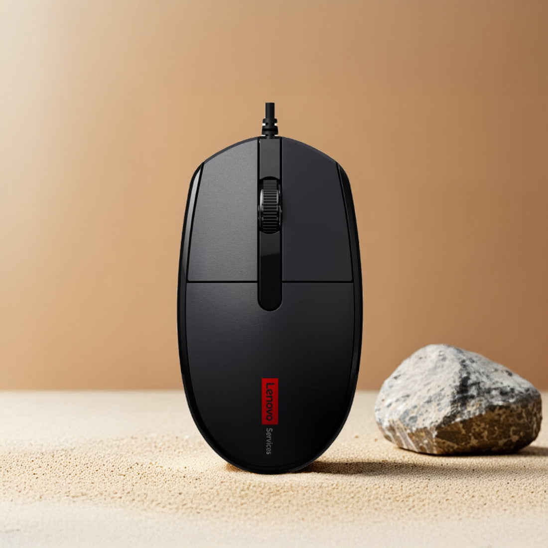 LENOVO M280 BLACK WIRED MOUSE