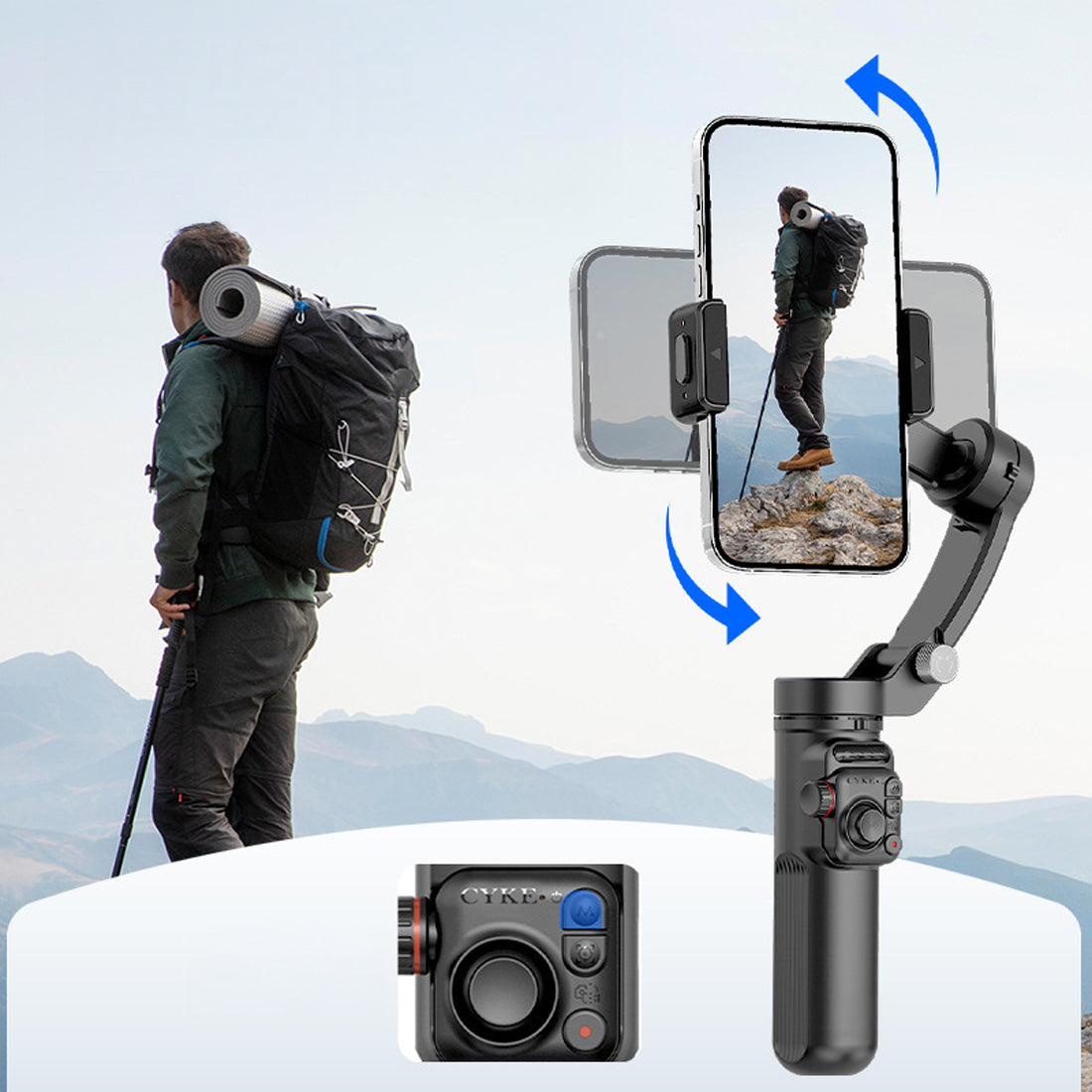 TORİMA M03 BLACK PORTABLE GIMBAL STABILIZER