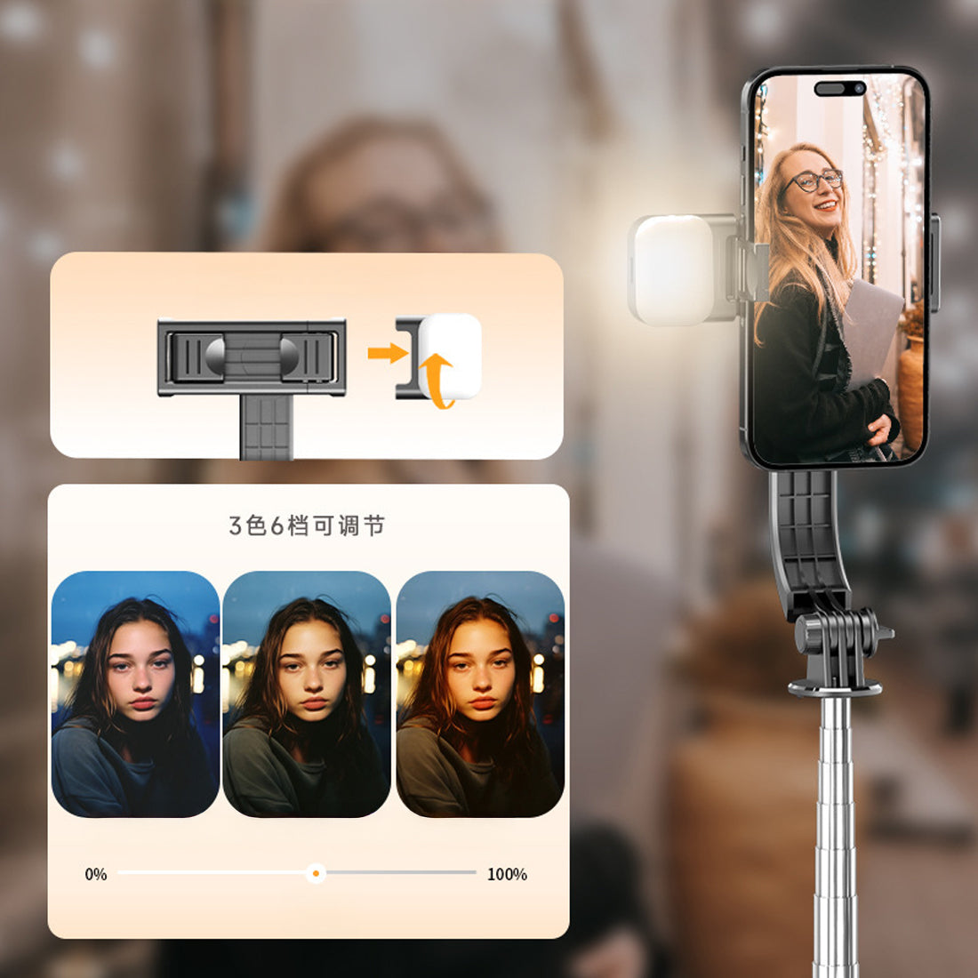 TORİMA Q21 BLACK SELFİE STİCK INTEGRATED TRIPOD