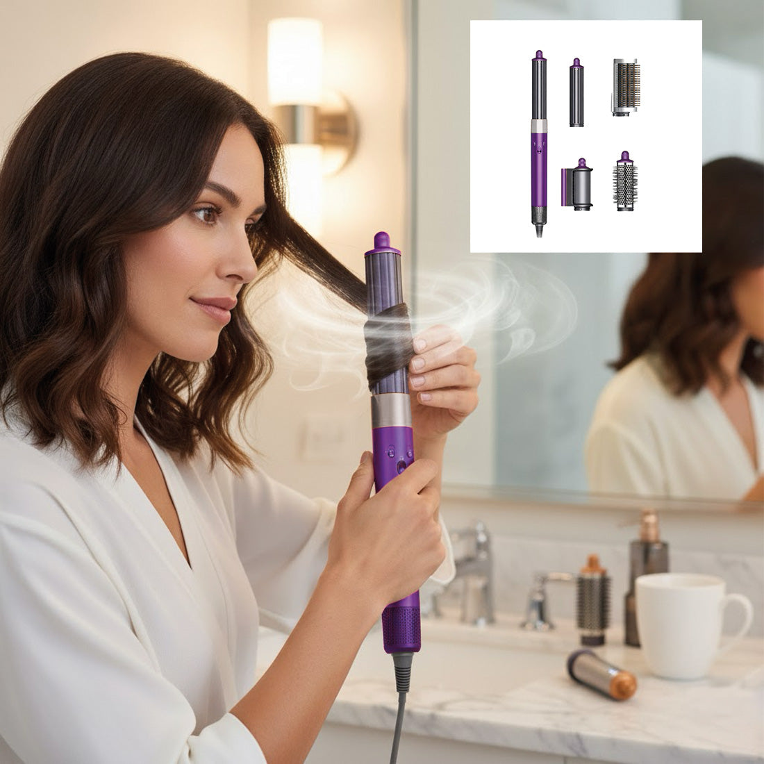 TORİMA THD-02 PURPLE MULTI STYLER AIRWRAP