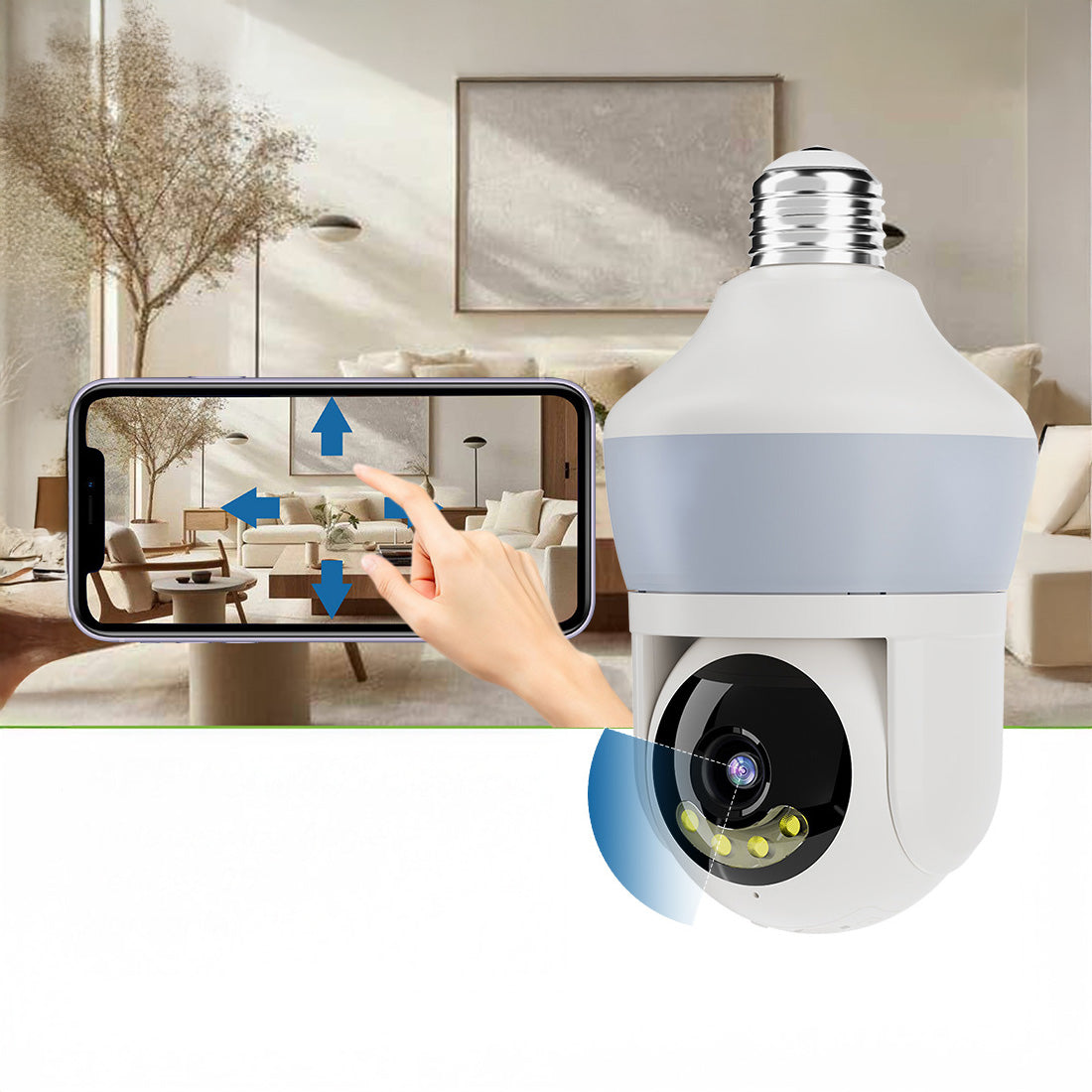 TORİMA TRM-CMR26 WHITE 360 WI-FI SECURITY PRO CAMERA