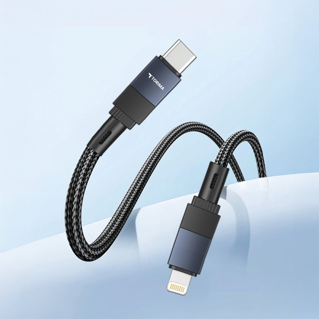 TORİMA U18 BLACK TYPE-C TO LIGHTNING CABLE