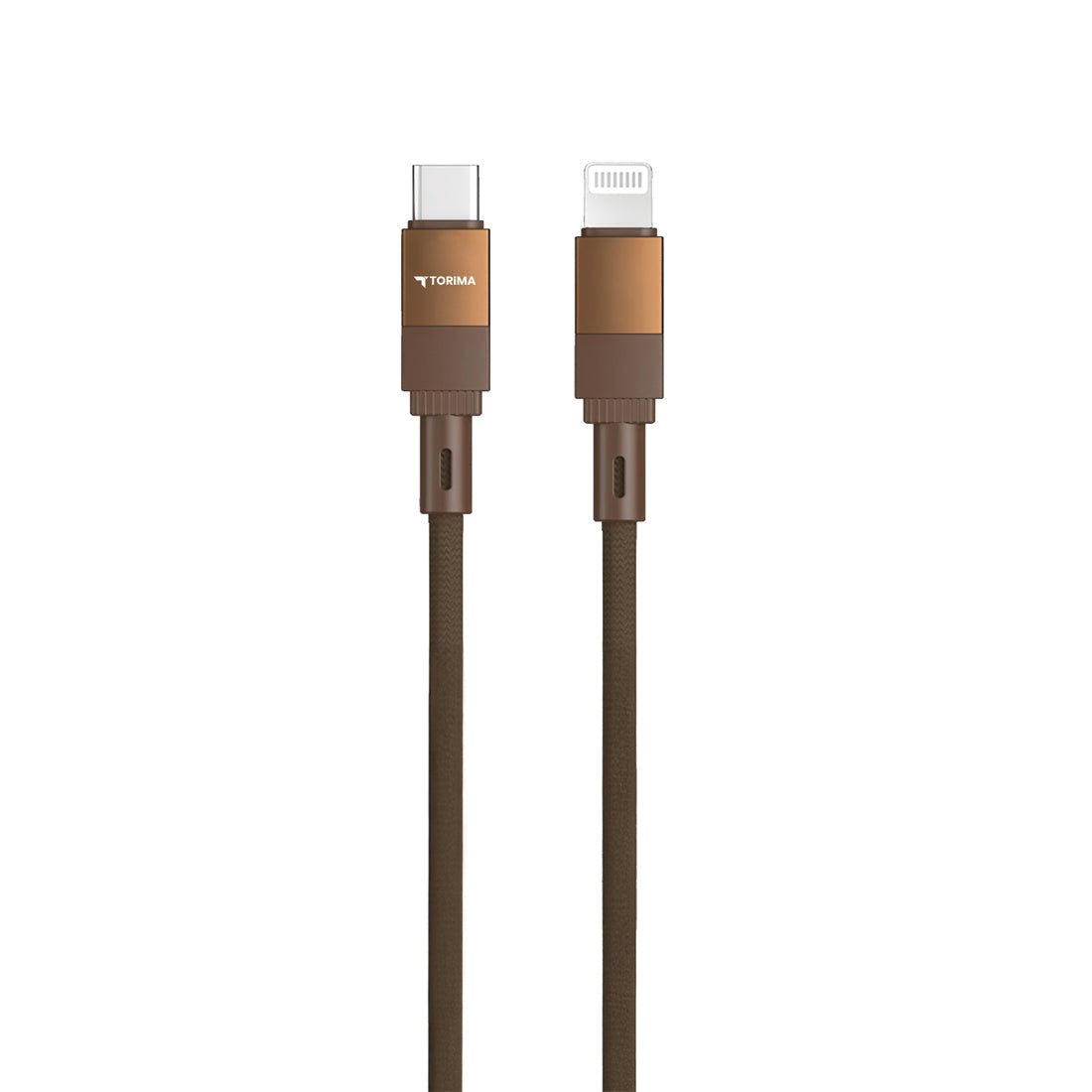 TORİMA U18 BROWN TYPE-C TO LIGHTNING CABLE
