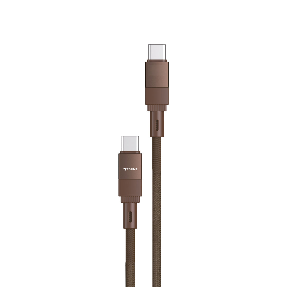 TORİMA U18 BROWN TYPE-C TO TYPE-C CABLE