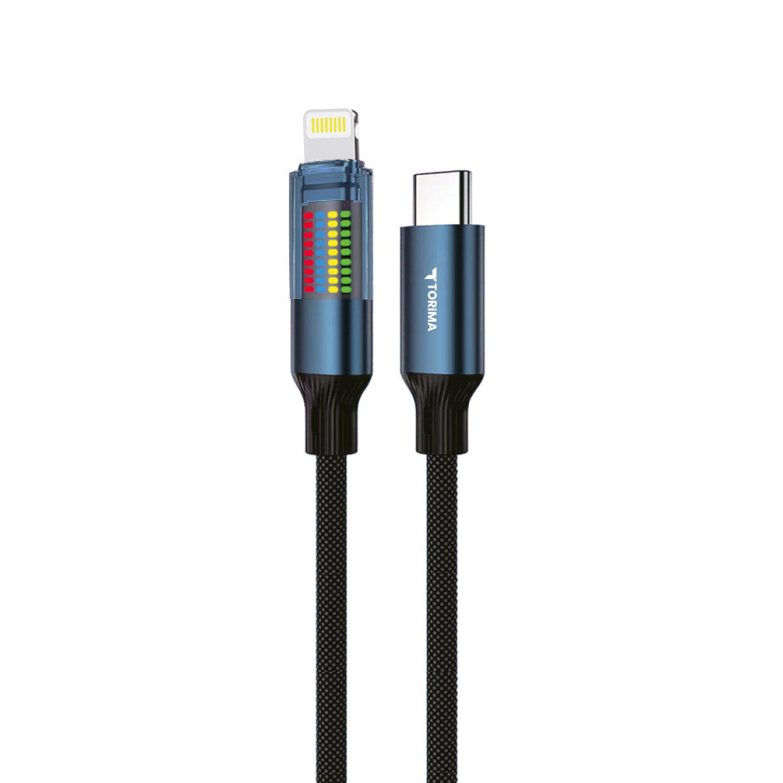 TORİMA U21 BLACK TYPE-C TO LIGHTNING CABLE