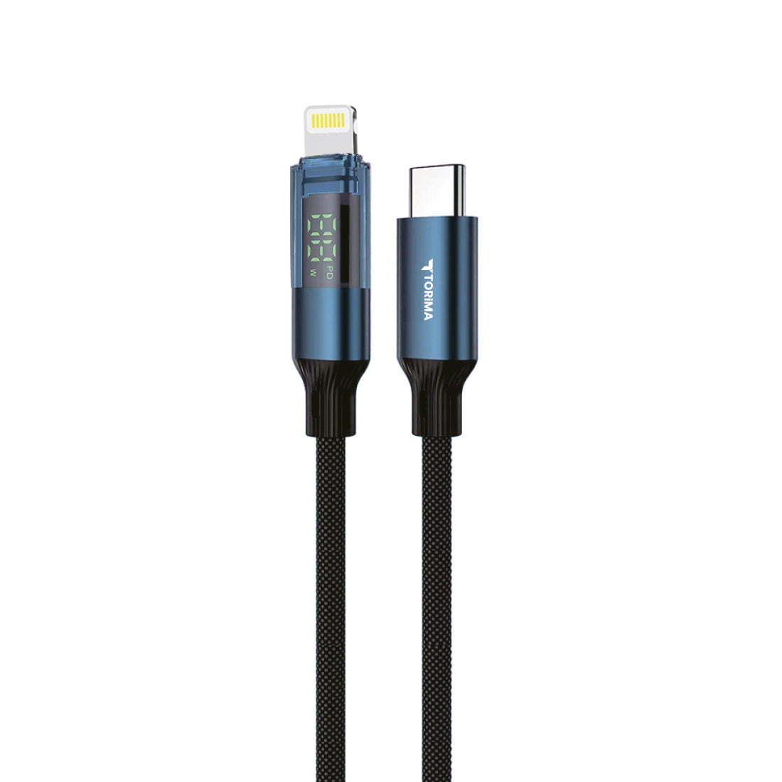 TORİMA U22 BLACK TYPE-C TO LIGHTNING CABLE