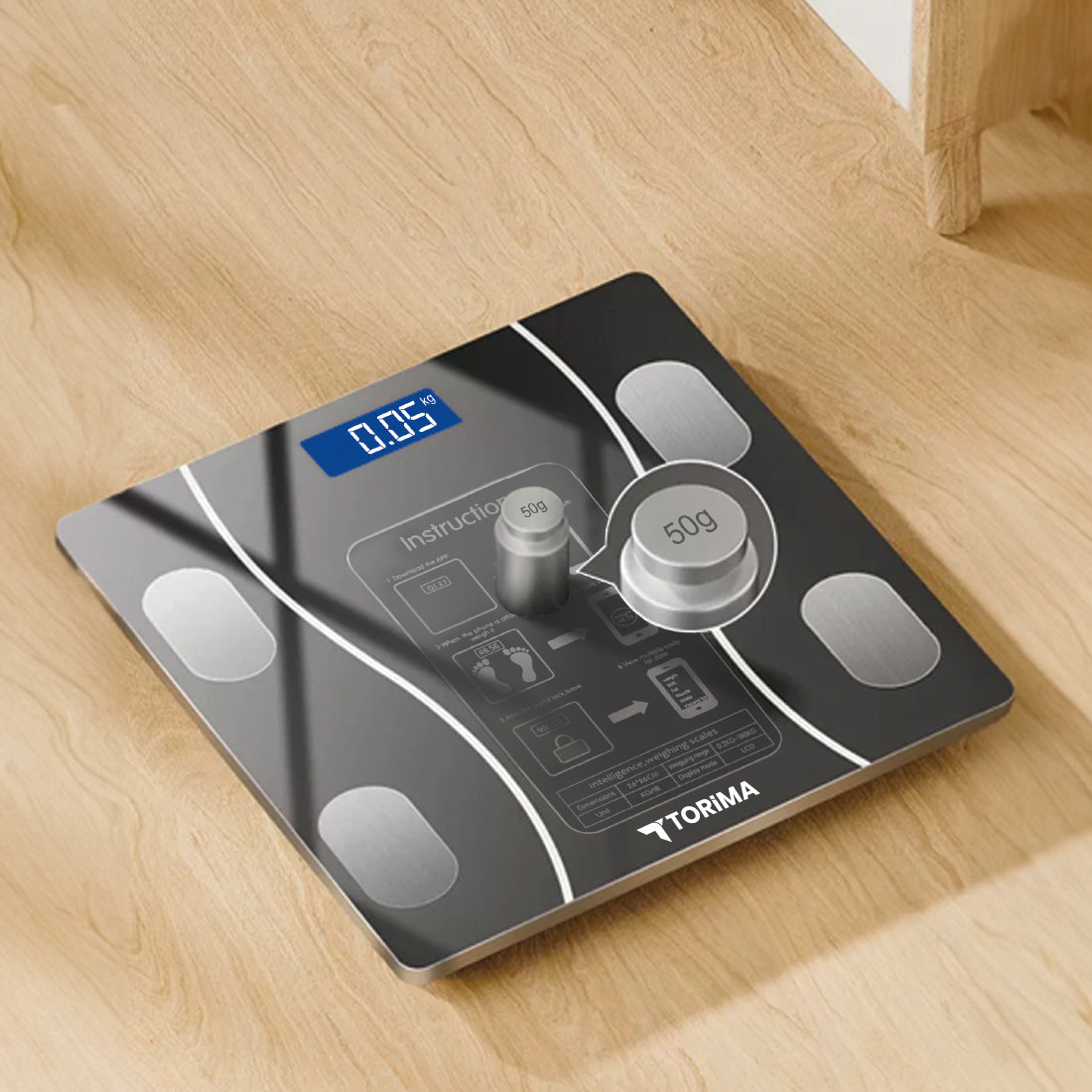 TORİMA XK-26C BODY COMPOSITION SCALE BLACK